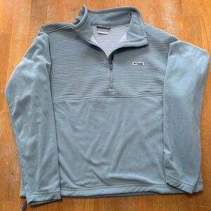 Women’s Columbia XXL Light Blue Fleece Pullover